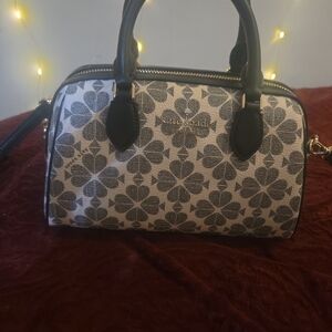 Kate Spade Black and Cream Women's Bag
